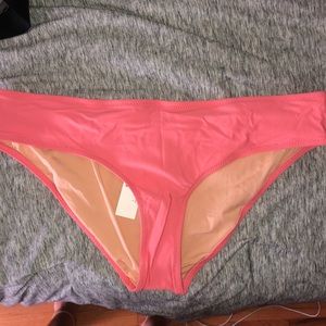 pink jcrew swimsuit bottoms, never been worn